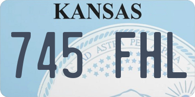 KS license plate 745FHL