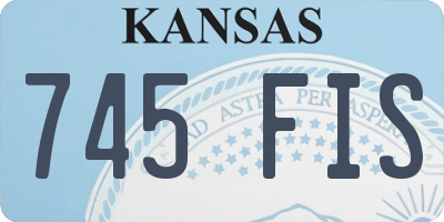 KS license plate 745FIS