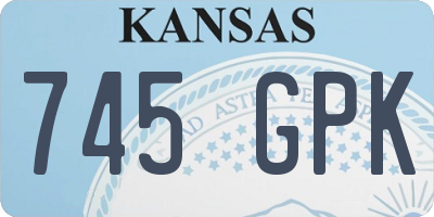 KS license plate 745GPK
