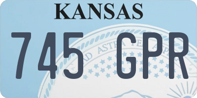 KS license plate 745GPR