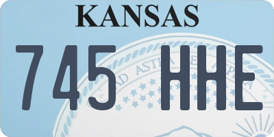KS license plate 745HHE