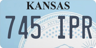 KS license plate 745IPR