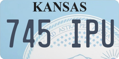 KS license plate 745IPU
