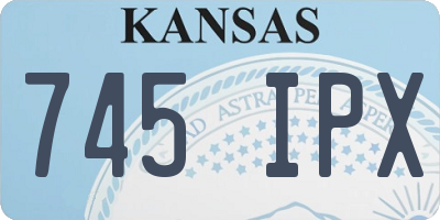 KS license plate 745IPX