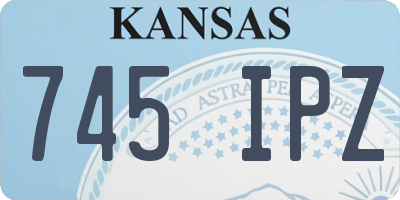 KS license plate 745IPZ