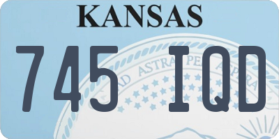 KS license plate 745IQD