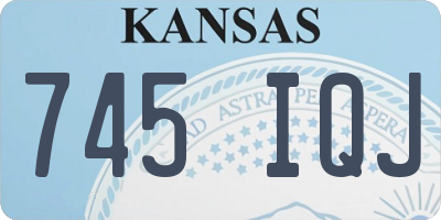 KS license plate 745IQJ