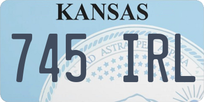 KS license plate 745IRL