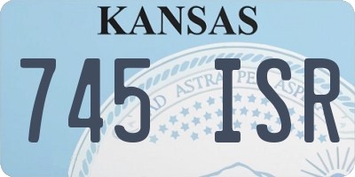 KS license plate 745ISR