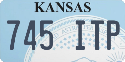 KS license plate 745ITP