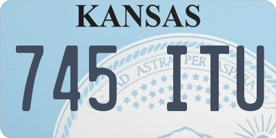 KS license plate 745ITU