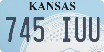 KS license plate 745IUU