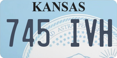 KS license plate 745IVH