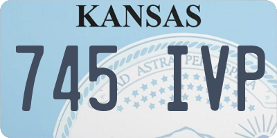 KS license plate 745IVP
