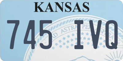 KS license plate 745IVQ