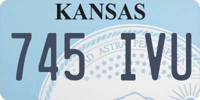 KS license plate 745IVU