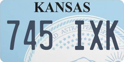 KS license plate 745IXK