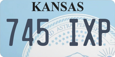 KS license plate 745IXP