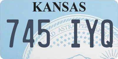 KS license plate 745IYQ