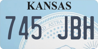 KS license plate 745JBH