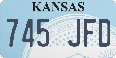 KS license plate 745JFD