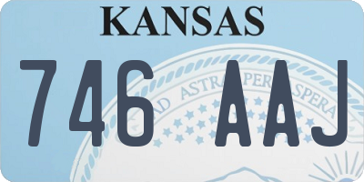 KS license plate 746AAJ