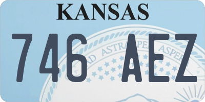 KS license plate 746AEZ