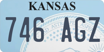 KS license plate 746AGZ