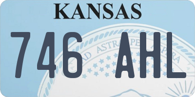 KS license plate 746AHL