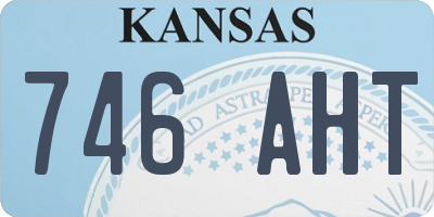 KS license plate 746AHT