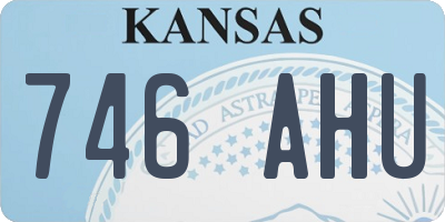 KS license plate 746AHU