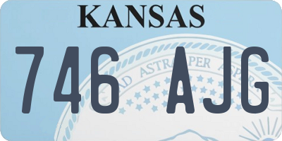 KS license plate 746AJG
