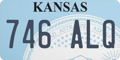 KS license plate 746ALQ