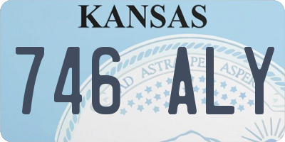 KS license plate 746ALY