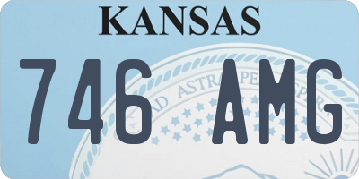 KS license plate 746AMG