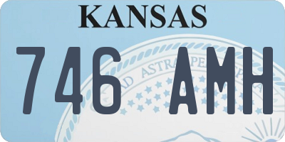 KS license plate 746AMH
