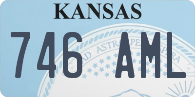 KS license plate 746AML