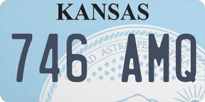KS license plate 746AMQ