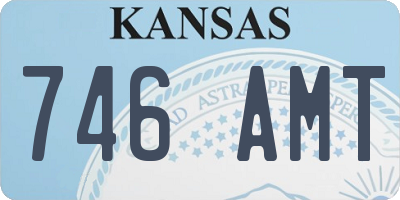 KS license plate 746AMT