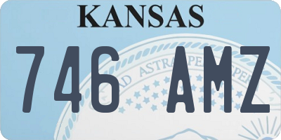 KS license plate 746AMZ