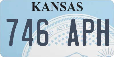 KS license plate 746APH