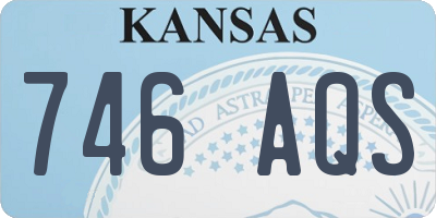 KS license plate 746AQS