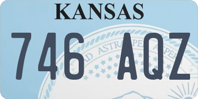 KS license plate 746AQZ