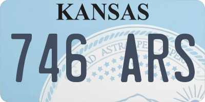 KS license plate 746ARS