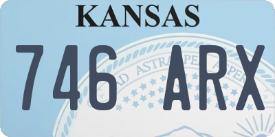 KS license plate 746ARX