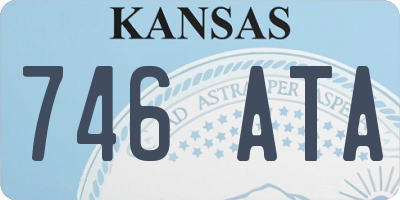 KS license plate 746ATA