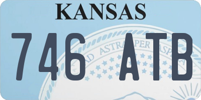 KS license plate 746ATB