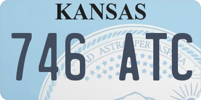 KS license plate 746ATC