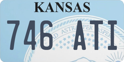 KS license plate 746ATI