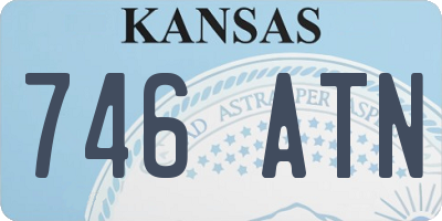 KS license plate 746ATN